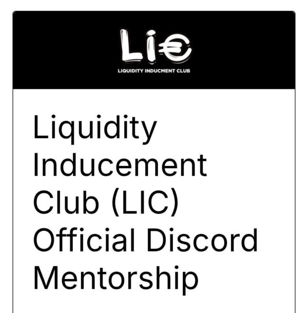 LIC - Liquidity Inducement Club